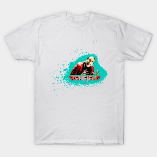 Renfield movie Nicolas Cage as count dracula fan works graphic design by ironpalette T-Shirt